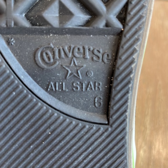 Converse all⭐️star high tops blue and green with Seahawks patch appliqué - Picture 6 of 6